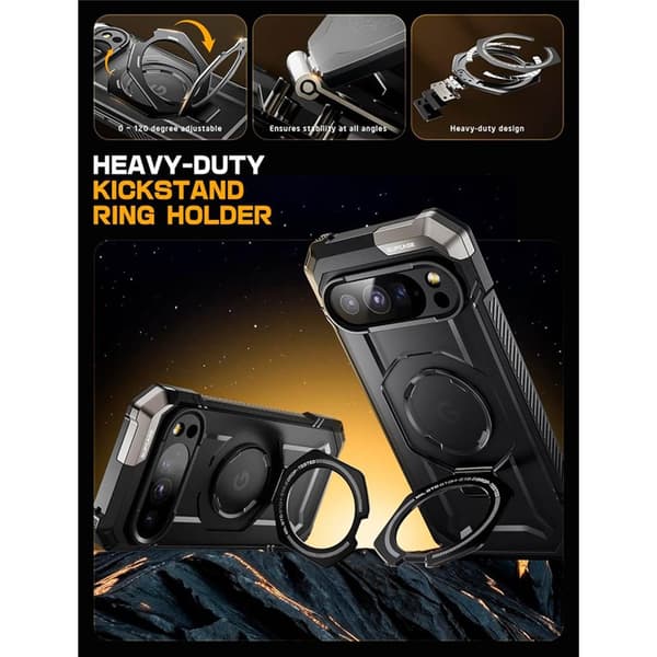 SUPCASE UB Grip kuori Google Pixel 10 Pro XL - Musta