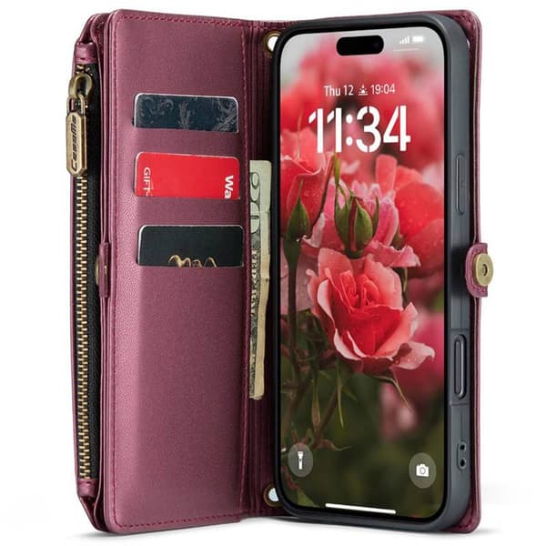 CaseMe mobilcover C36 til Apple iPhone 16 Plus - Bordeaux
