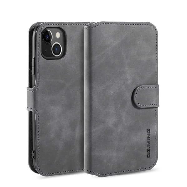 DG-Ming Wallet cover 3-kort til Apple iPhone 13 - Grey