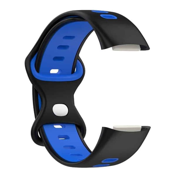 Twin Sport urrem til Fitbit Charge 5 - Sort/blå