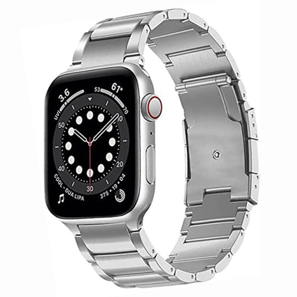 BEAD Titanium urrem til Apple Watch 6 (40mm) - SÃ¸lv