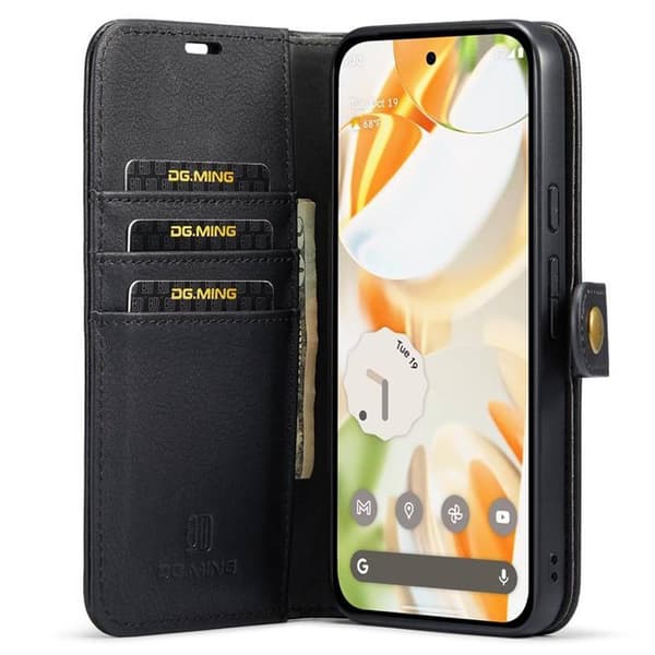 Wallet DG-Ming 2i1 til Google Pixel 9 - Sort