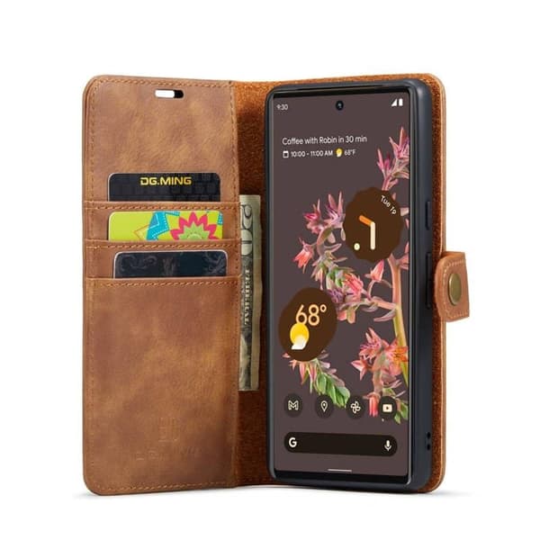 Wallet DG-Ming 2i1 til Google Pixel 8 - Brun