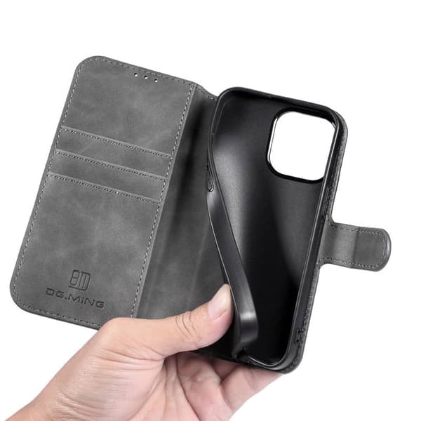 DG-Ming mobilfodral 3-kort till Apple iPhone 14 Pro - GrÃ¥