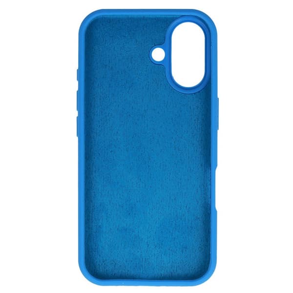 Silicone Lite Case til Apple iPhone 16 - Sierra blue