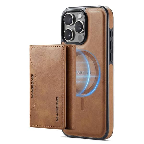DG-Ming Magking K2 2i1 deksel til Apple iPhone 16 Pro - Brun