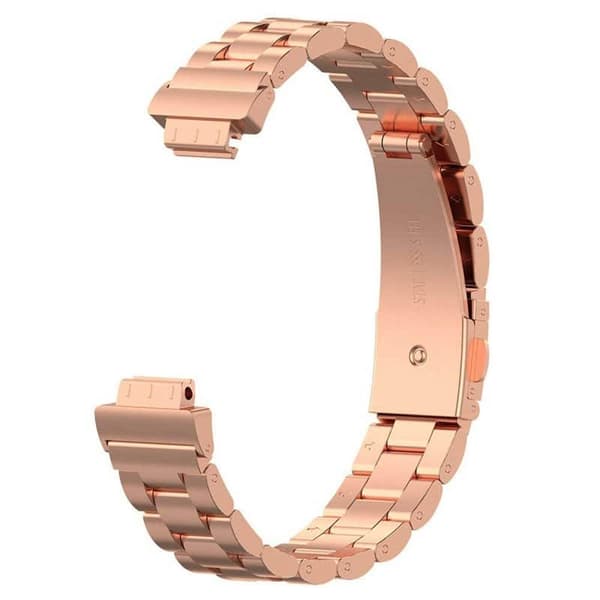 Urrem rustfrit stÃ¥l til Fitbit Inspire 3 - Rose