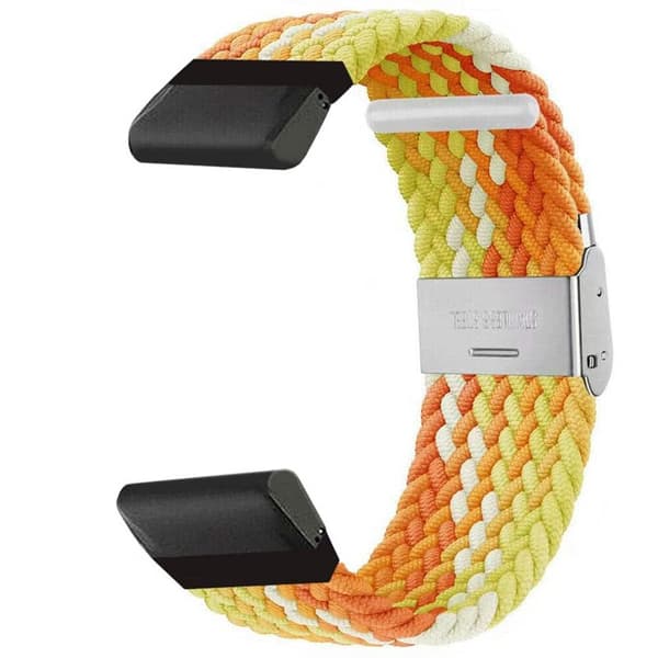 Flettet Urrem til Garmin Enduro - Gradient orange