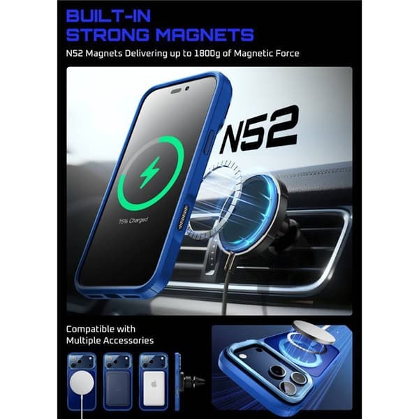 SUPCASE UB Mag cover til Apple iPhone 17 Pro Max - Azure