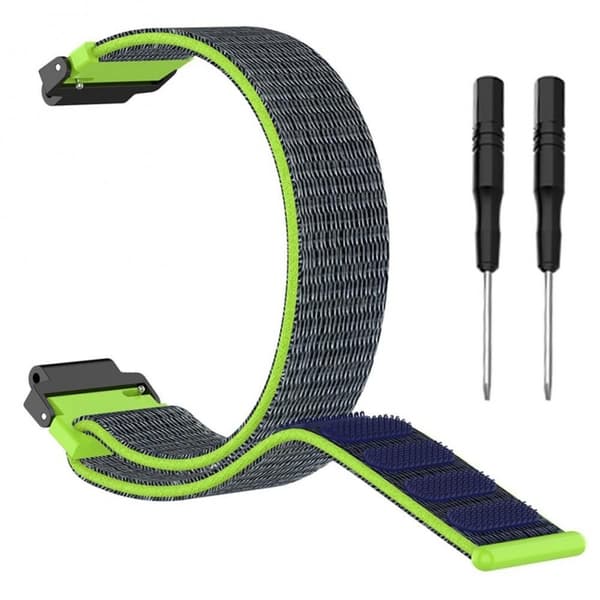 Nylon urrem til Garmin Forerunner 735XT - Kalk