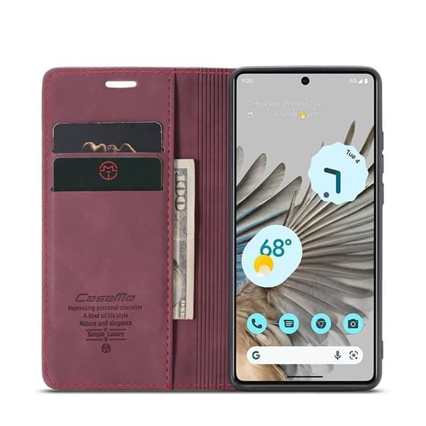 CaseMe mobildeksel 013 til Google Pixel 7 Pro - Burgunder
