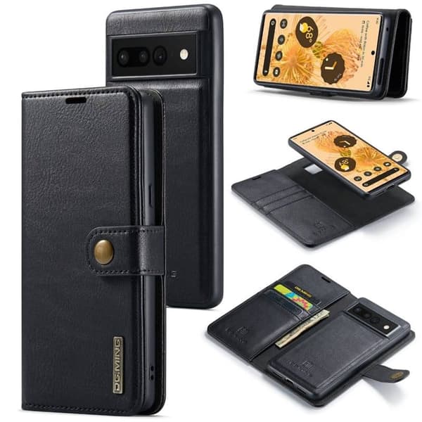 Wallet DG-Ming 2i1 til Google Pixel 8 Pro - Sort
