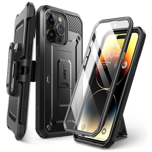 SUPCASE UB Pro deksel til Apple iPhone 15 Pro - Svart