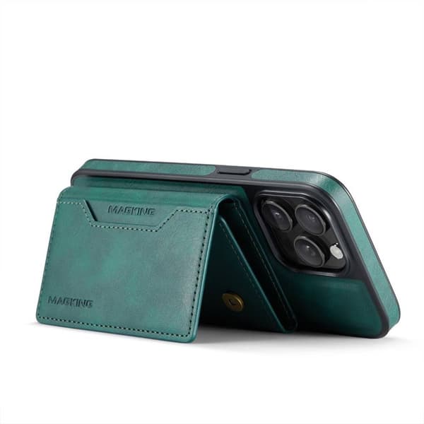 DG-Ming Magking K2 2i1 deksel til Apple iPhone 15 Pro - Petrol