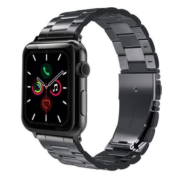 Urrem Rustfrit stÃ¥l til Apple Watch 5 (40mm) - Sort