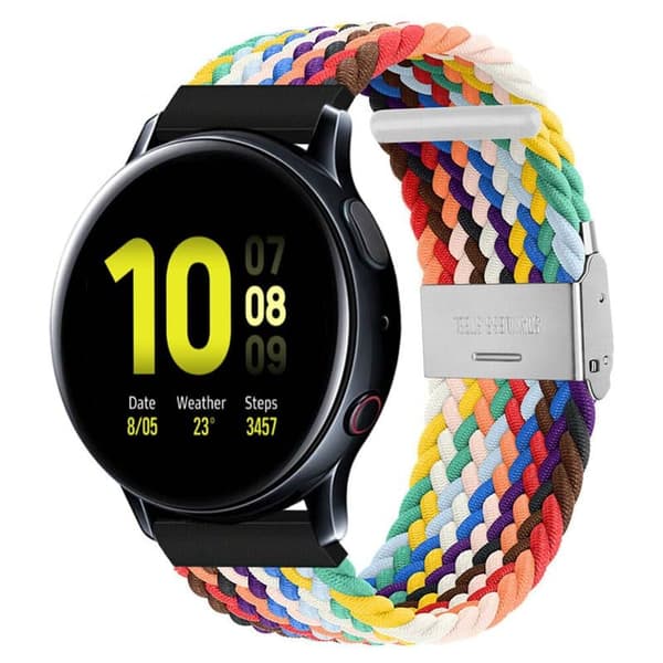 Flettet Urrem til Samsung Galaxy Watch Active 2 (40mm) - Pride e