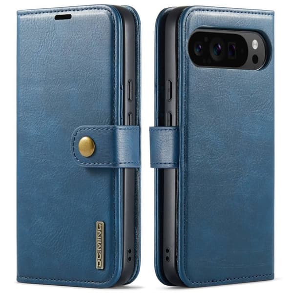 Wallet DG-Ming 2i1 til Google Pixel 9 Pro - BlÃ¥