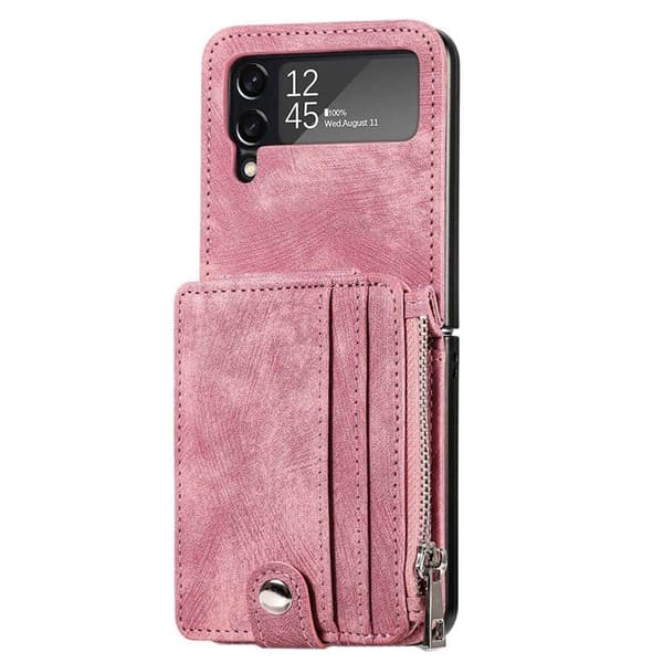 Mobildeksel 2i1 til Samsung Galaxy Z Flip 4 - Rosa