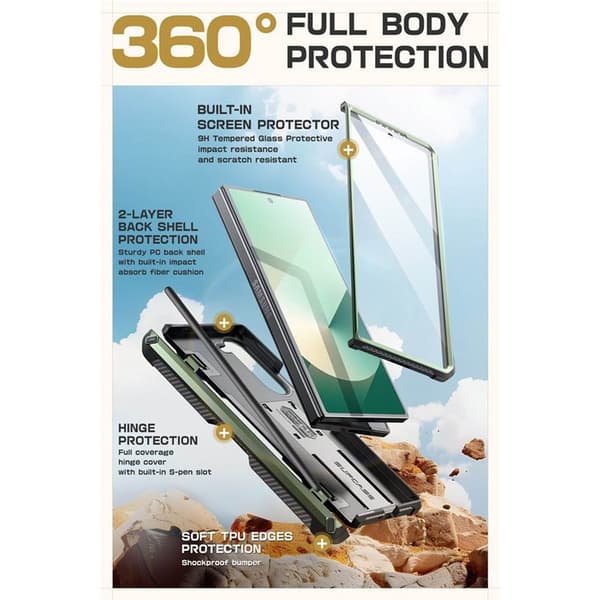 SUPCASE UB Pro til Samsung Galaxy Z Fold 6 - Guldan