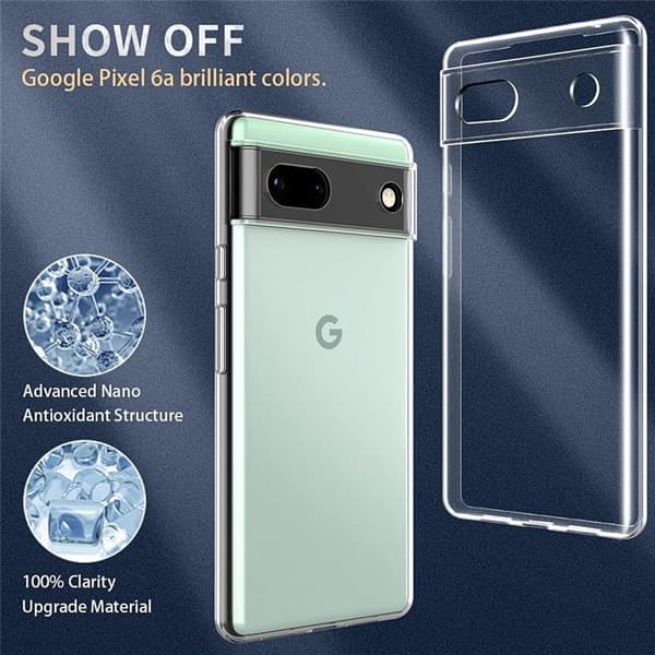 PCH gennemsigtig silikone cover til Google Pixel 8