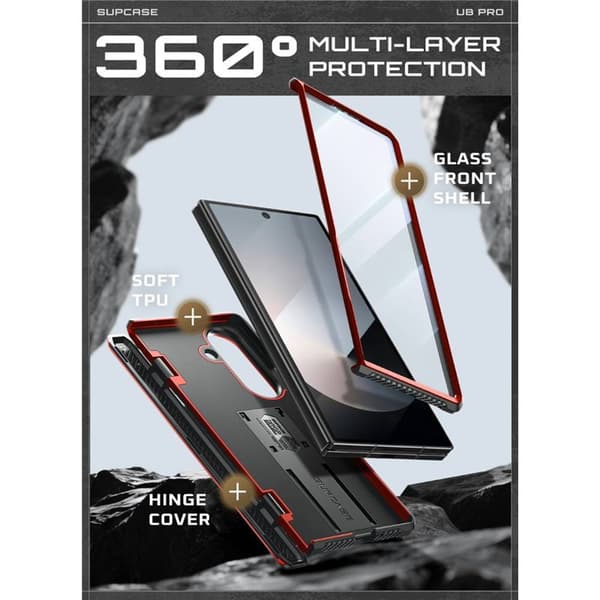 SUPCASE UB Pro til Samsung Galaxy Z Fold 7 - Ruddy