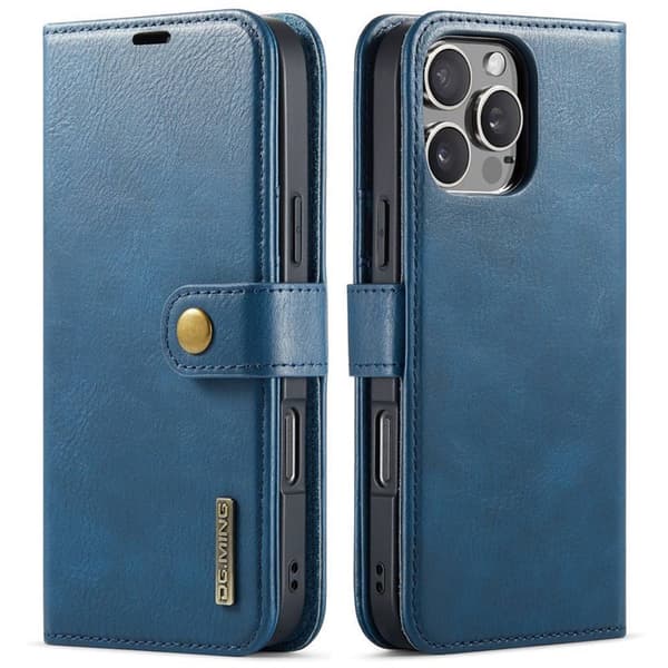 Wallet DG-Ming 2i1 til Apple iPhone 16 Pro - BlÃ¥