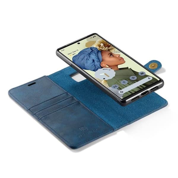 Wallet DG-Ming 2i1 til Google Pixel 6 Pro - Blå