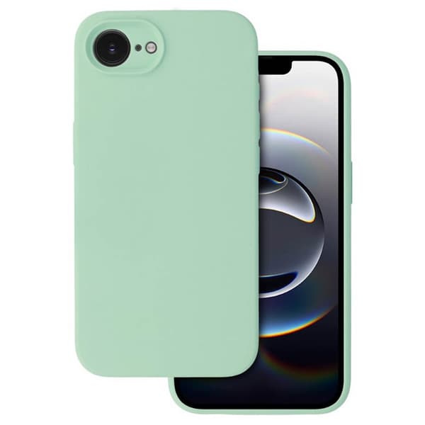 Silicone Lite Case til Apple iPhone 16e - Mint green