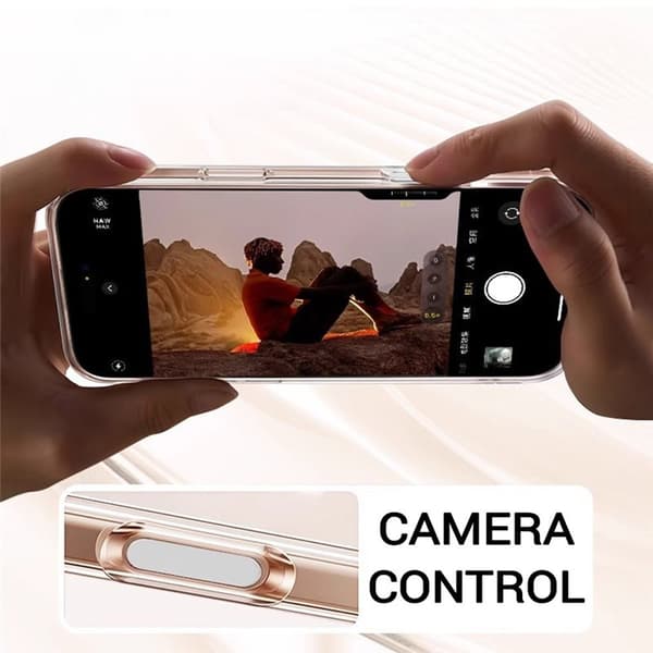 MagSafe Camera Control deksel til Apple iPhone 16 Pro Max - Tran