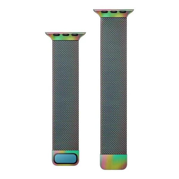 Split milanese urrem til Apple Watch 9 (41mm) - Rainbow