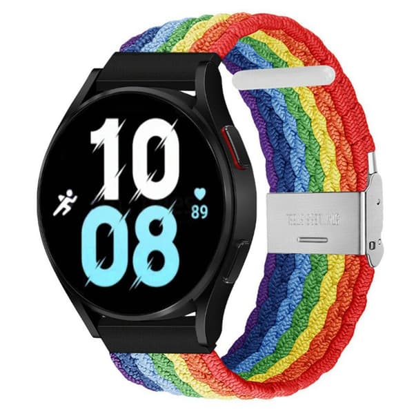 Flettet Elastisk urrem til Samsung Galaxy Watch 5 (44mm) - Pride