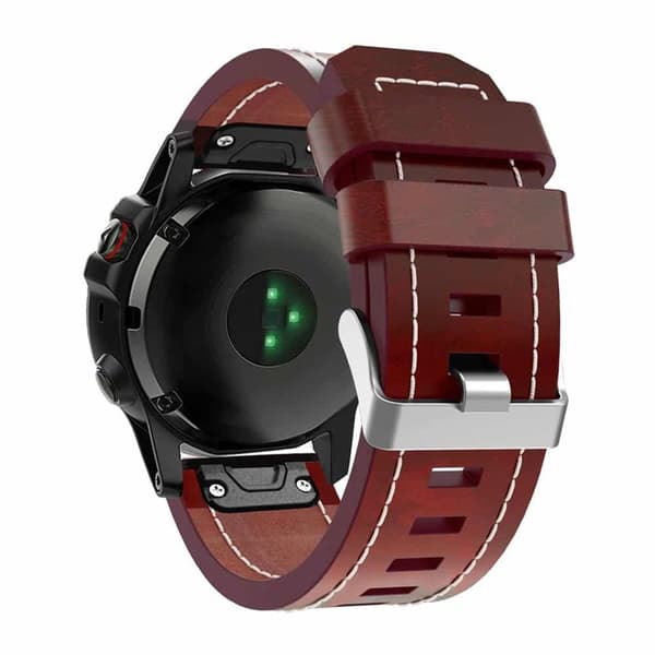 Læder urrem easyfit til Garmin D2 Delta PX - Brun