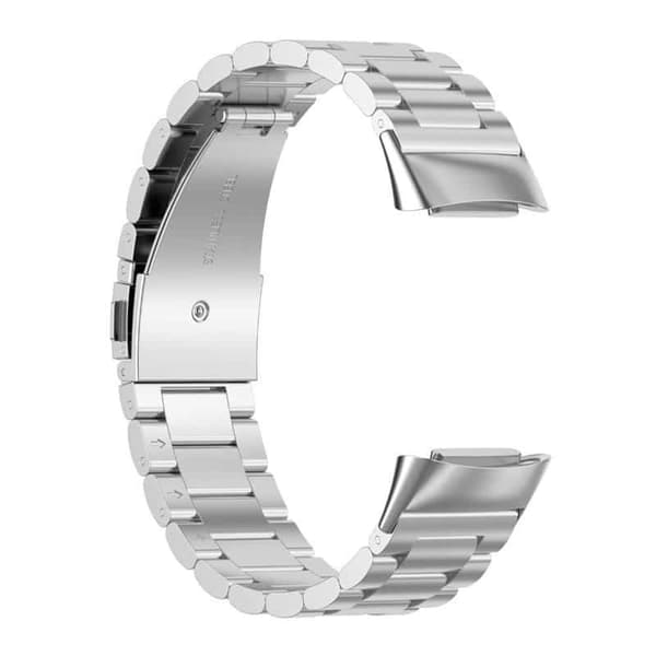 Rustfrit stÃ¥l urrem til Fitbit Charge 5 - sÃ¸lv