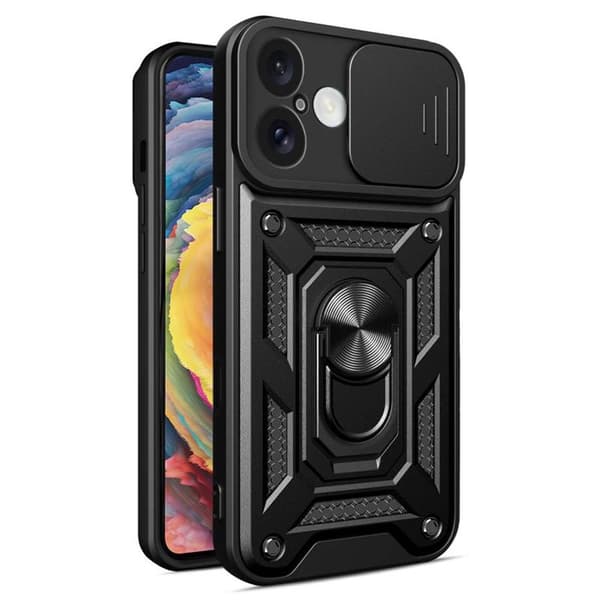 Jazz 3i1 cover til Apple iPhone 16 Plus - Sort