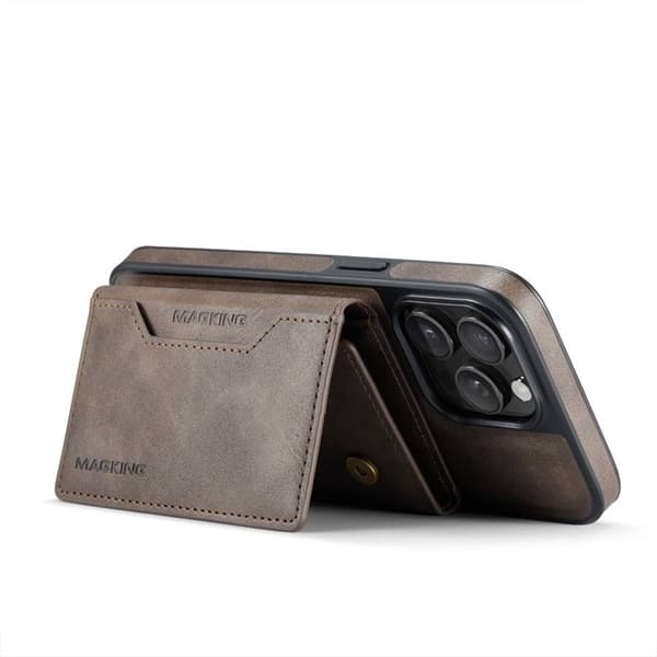 DG-Ming Magking K2 2i1 deksel til Apple iPhone 13 Pro Max - Coff