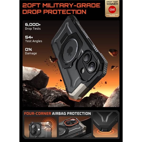 SUPCASE UB Grip deksel til Apple iPhone 17 - Black