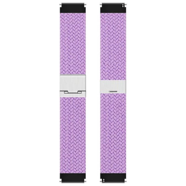Flettet elastisk klokkereim til Suunto Run - Lightpurple