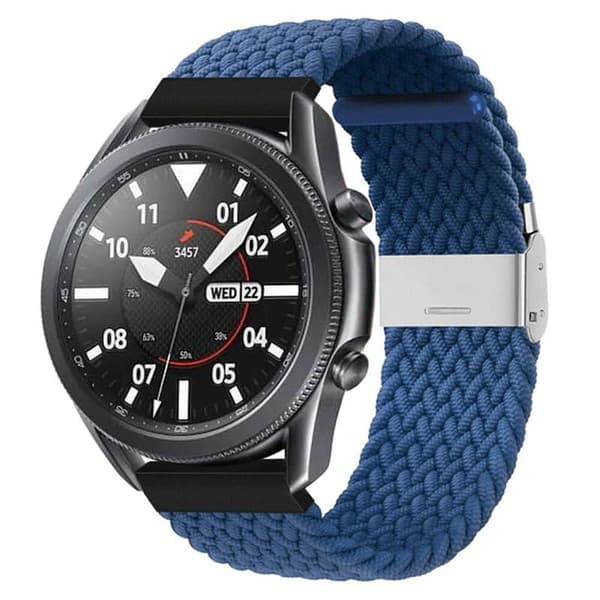 Flettet Elastisk urrem til Samsung Galaxy Watch 3 (41mm) - BlÃ¥