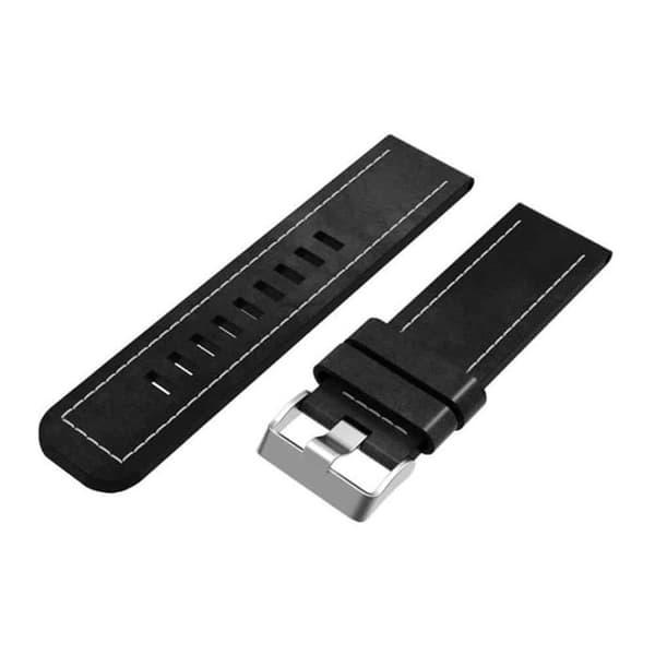 Læder urrem pin til Garmin Descent Mk2i - Sort