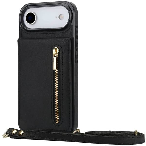 Zipper halskæde cover til Apple iPhone Air - Sort
