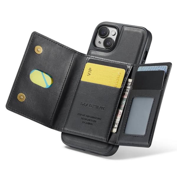 DG-Ming Magking K2 2i1 cover til Apple iPhone 14 Plus - Sort