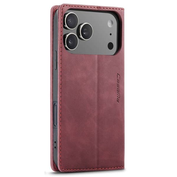 CaseMe mobildeksel 013 til Apple iPhone 18 Pro - Burgunder