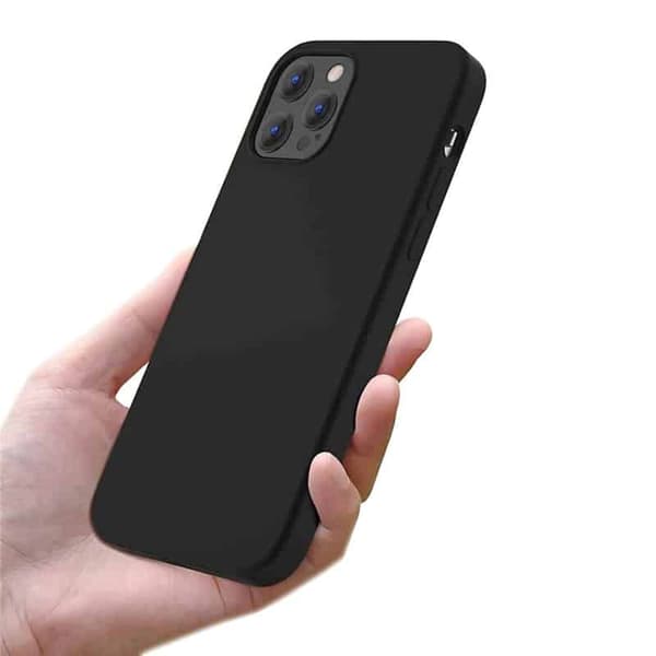 Silikondeksel til Apple iPhone 14 Pro Max - Svart