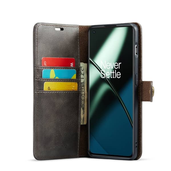 Wallet DG-Ming 2i1 til OnePlus 11 - GrÃ¥