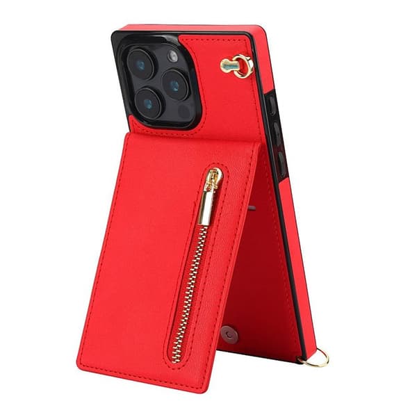 Zipper halskÃ¦de cover til Apple iPhone 16 Pro - RÃ¸d