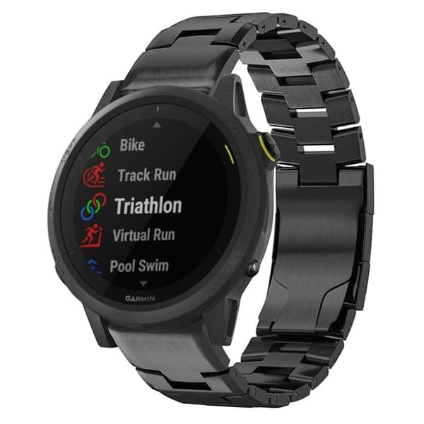 Oracle Titanium urrem til Garmin Forerunner 745 - Sort