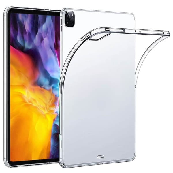 Silikoni tablettikotelo Apple iPad Pro 11 (2020) - Läpinäkyvä