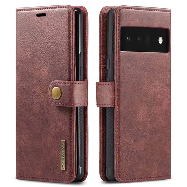 Wallet DG-Ming 2i1 til Google Pixel 6 Pro - Rød