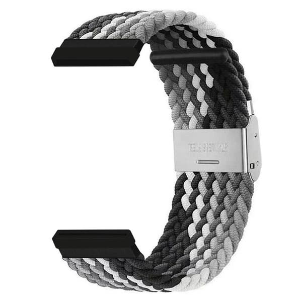 Flätat klockarmband till Fitbit Versa 3 - Gradient gray