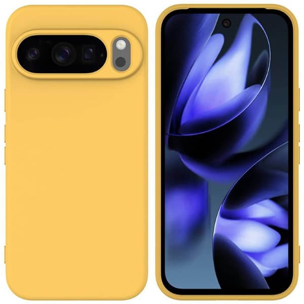 Liquid silikone cover til Google Pixel 11 Pro - Gul